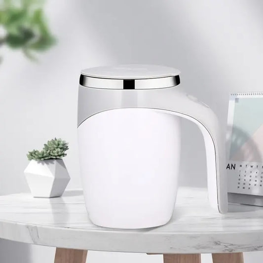 Portable Coffee Mug with Automatic Stirring and Rechargeable Feature